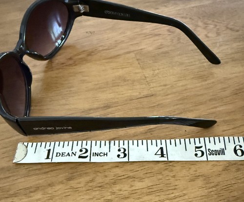 Andrea Jovine Black Cat Eye Sunglasses With Gradient Lenses - Picture 6 of 9