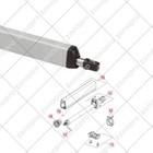 Gruppo Tubo Stelo Inox Per Motore 415 L Ricambio FAAC 63003344 Lungo 400MM