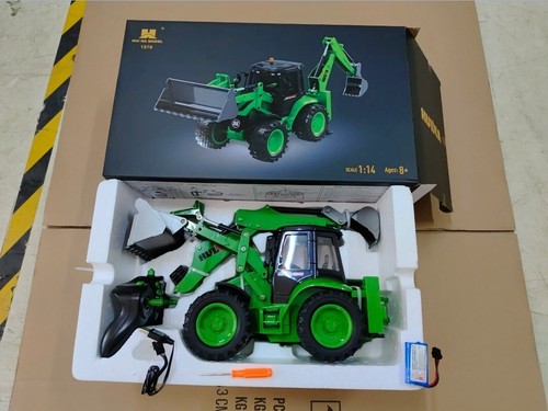 Huina 1579 RC Remote control Excavator back hoe wheeled construction Vehicle - Picture 17 of 21