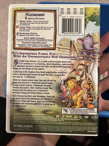 Poohs Heffalump Movie (DVD, 2006) - Picture 2 of 3