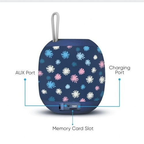 onn. Altavoz Bluetooth inalámbrico resistente al agua IPX5 | 21 horas de juego. - Imagen 3 de 6