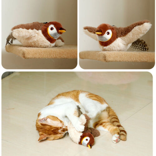 Elektrisch Katzenspielzeug Spatzen Interaktives Fliegendes Vogel Katze Spielzeug - Bild 11 von 14