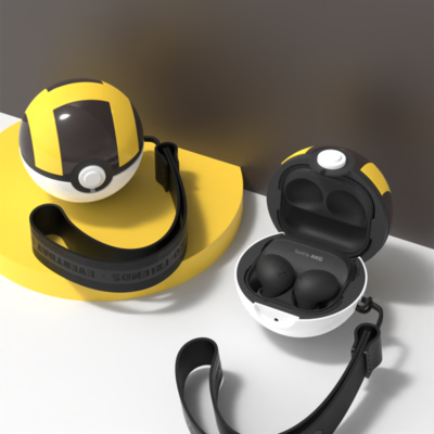 SAMSUNG - poke ball  cover サムスン*monster ball cover Samsung Buds2 Pro/2/Live/Pro Pokemon Monster Ball Cover w +