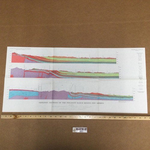 Boy Scout Geologic Sections Of Philmont Scout Ranch Geological Survey Map 247C1 - Picture 2 of 7