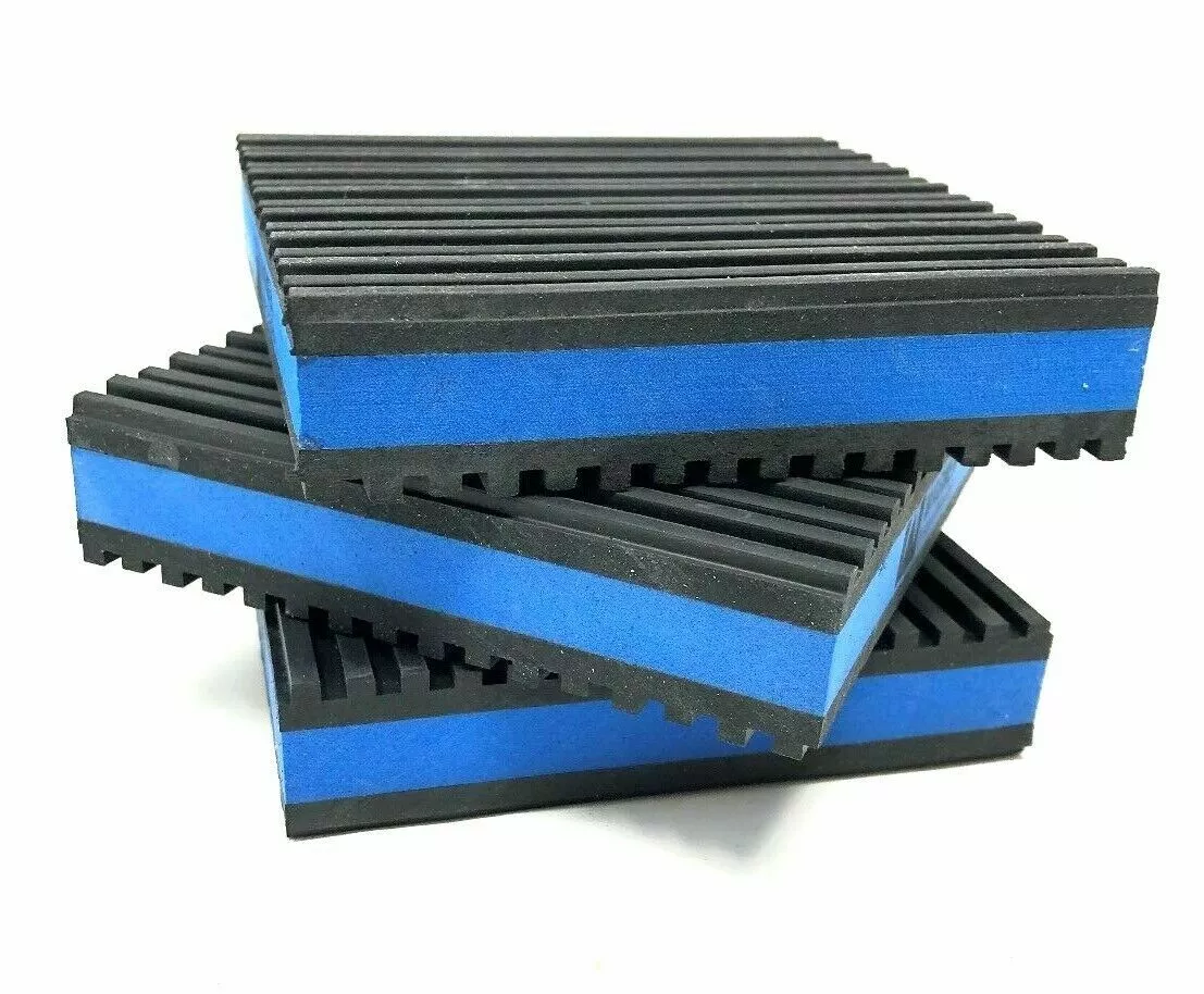 QUINCY 2V41C60VC QT 54 MOUNTING PADS 4 X 4 X 7 8 ANTI VIBRATION