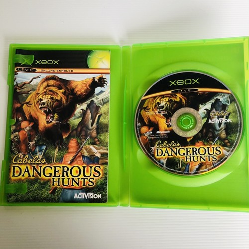 Cabelas Dangerous Hunts Original XBOX Game - With Manual - Picture 3 of 3