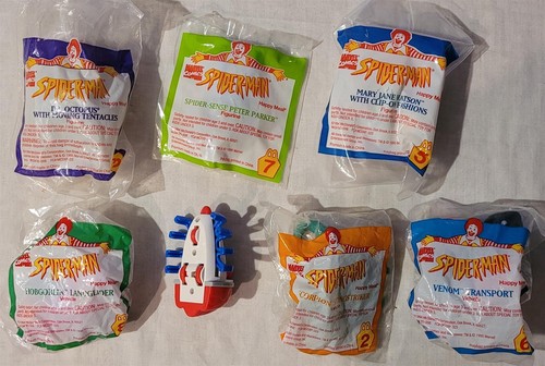 Figuras de Marvel Spider-Man McDonalds Happy Meal x SIETE (EE. UU., 1995) - Imagen 2 de 7