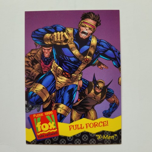 X-MEN SPIDERMAN CARDS Pick your Singles Fox Kids Network Complete Set 1995 Fleer - Picture 46 of 54