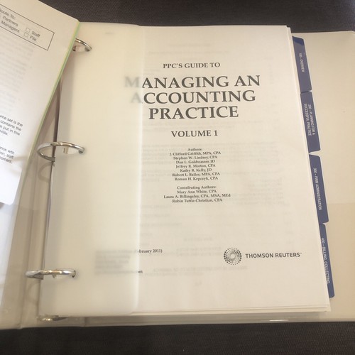 PPC’s Guide To Managing An According Practice Volume 1 Thomson Reuters - Picture 3 of 5