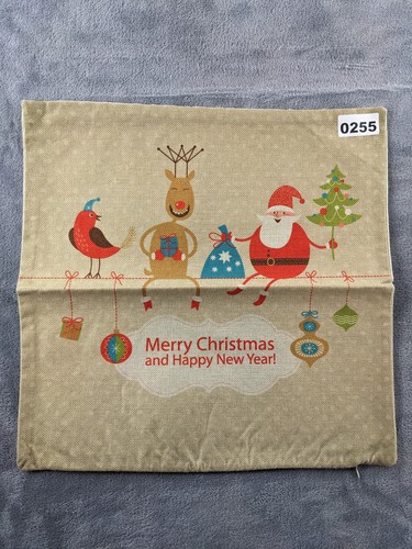 Christmas/Holiday Throw Pillow Cover 17-18in. NO INSERT - Picture 34 of 35