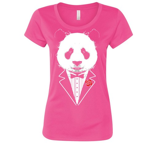 🔥 Esmoquin Oso Panda Traje Mujer Camiseta Divertida Fiesta Baile de graduación Boda Broma Regalo Camiseta - Imagen 8 de 9