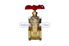 Gate Valve | Full Port | 2" NPT Threads | Brass | Industrial Supply