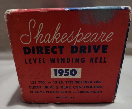 EMPTY BOX For Vintage Shakespeare Direct Drive Level Winding Reel 1950 - Picture 7 of 8