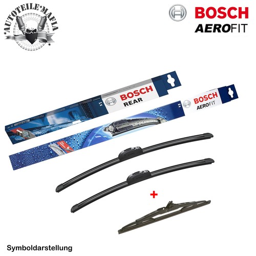 Bosch Scheibenwischer Set Vorne + HINTEN für MITSUBISHI MIRAGE / SPACE STAR - Bild 1 von 11