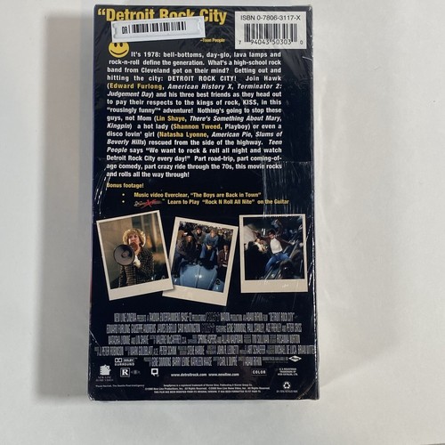 1999 Detroit Rock City VHS w/ Sticker Still Factory Sealed Rare Brand New - Picture 3 of 10