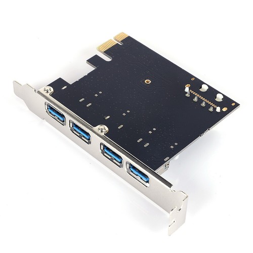 PCIE Riser Expansion Card 4 Ports PCI Express USB 3.0 High-speed Adapter for PC - Afbeelding 9 van 12