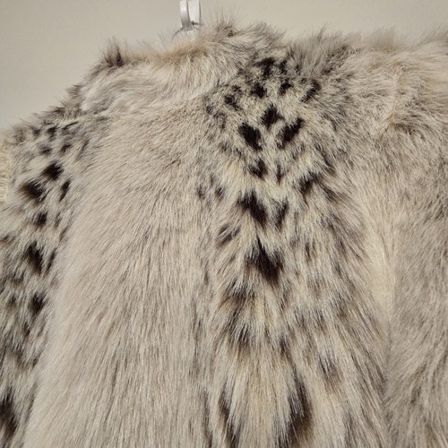 Vtg 80's Monterey Lynx Faux Fur Coat Sz 16-T NWT Deadstock Glam Rocker Mobwife - Picture 22 of 23