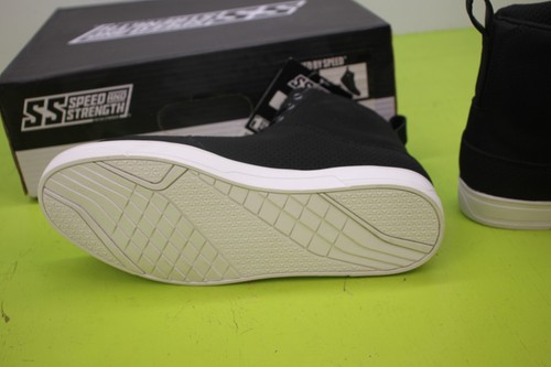 Zapatos de cuero Speed And Strenght United para hombre talla 10 negro blanco 889572 - Imagen 7 de 9