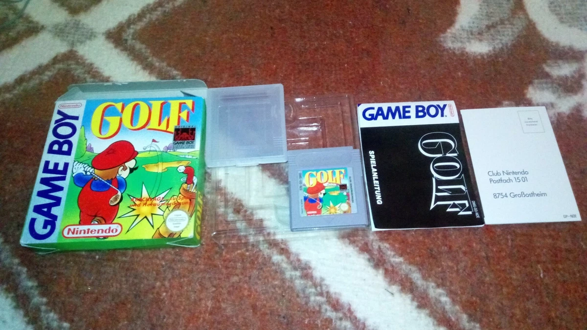 GOLF gameboy game boy pal Germany pocket color classic nintendo mario