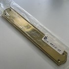 10.75” Cifial Brass Push Plate Door Hardware  Portugal Rope Twist Accent NEW