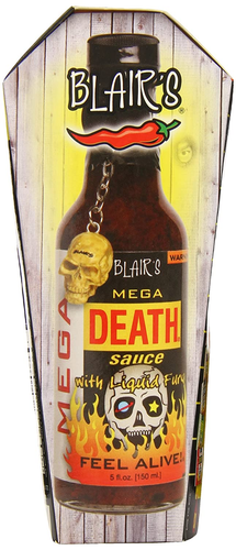 Blair's Mega Death heiße Sauce mit flüssigem Fury und Schädel Schlüsselanhänger, 5 Unzen - Bild 11 von 12