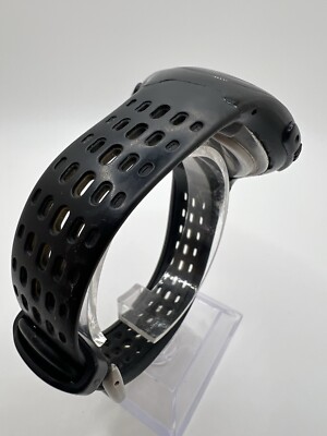 NIKE hrm triax デジタルY2K A1682 Nike Triax Bowerman Series Sport All Black Digital Watch Y2k