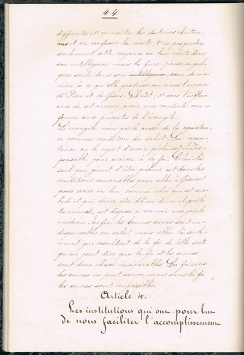 COURS de RELIGION PROTESTANTE à Valentine DAUNIS Meyrueis Lozère 1885-1886 RARE - Picture 7 of 12