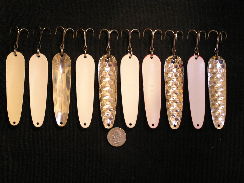 Fuzzy Bear RR Salmon Trout Walleye Trolling Spoons Downrigger Fishing