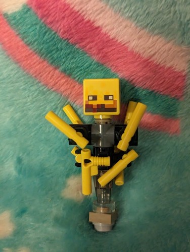 Blaze Cone Stand Lego Minecraft Minifigure Minifig Figure Mini Nintendo PS3 xbox