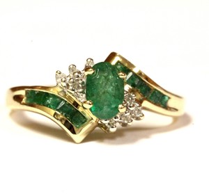10k-yellow-gold-02ct-VS-G-diamond-green-emerald-ring-1-9g-estate-vintage