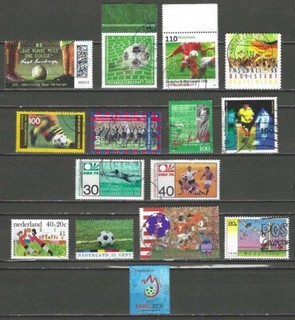Motif collection; football / 15 pieces / Federal Republic of Germany Netherlands & Austria