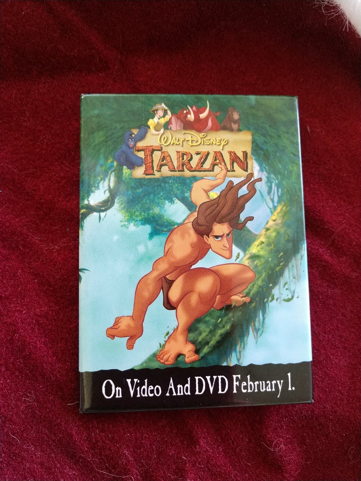Disney Pin Tarzan VHS Advertisement