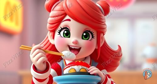 Animated Fast Food -Digital Image Picture Photo Wallpaper Background Desktop Art - Bild 1 von 2