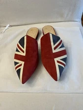 Charlotte Olympia UK Union Jack Mules Slides 37