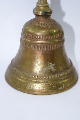Unique Indian God Figure Brass Handcrafted Temple Bell Halloween gift. G70-233 - Picture 7 of 8