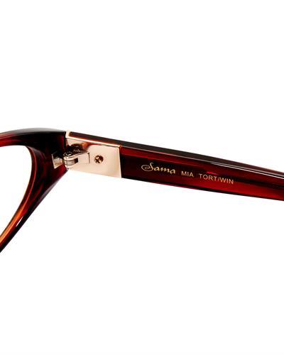 Sama "Mia" By Sama Women Eyeglasses 50-17-143. Colour: Tort/Win. Made Japan. New - Imagen 3 de 7
