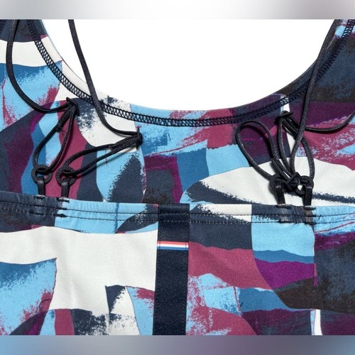 Sujetador Fourlaps Poise Longline Ropa Activa Entrenamiento Abstracto Paisaje Estampado Talla XXL - Imagen 5 de 11