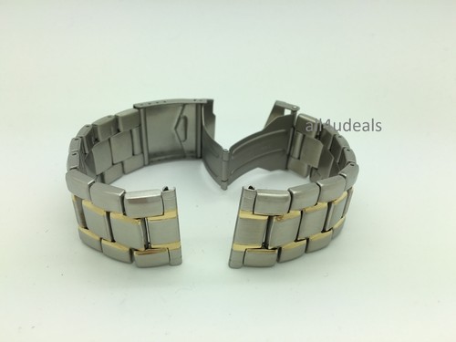 24mm 26mm MB9285-Y Hadley Roma Acero inoxidable Banda de reloj de metal ancho Hombres - Imagen 19 de 25