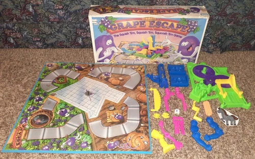 VINTAGE 1992 PARKER BROTHERS THE GRAPE ESCAPE BOARD GAME