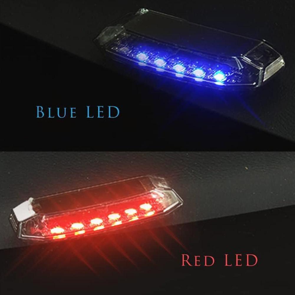 LED Flashing Alarm Light Car Security AntiTheft Light Solar Warning