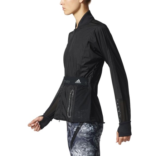 adidas Stella McCartney Damen-Laufjacke leicht schwarz Laufwindschutz - Bild 4 von 12