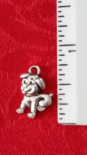 PLATA ANTIGUA - PERRO - GATO - AMIGO - IMPRESIÓN PATA - PATAS - FAMILIA - ENCANTO BULLDOG - Imagen 14 de 38