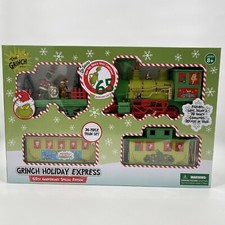 Dr Seuss Grinch Holiday Express 36 Pc Train Set 65th Anniversary Special Edition
