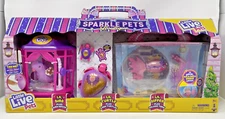 Sparkle Pets Boutique Little Live Pets Interactive Toy 3 pk, Bird, Fish, Turtles