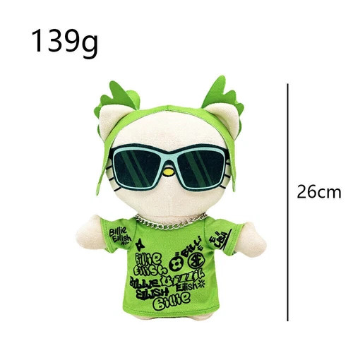 Hello Kitty Singer Star Plush Stuffed Doll Toy Rapper Travis Scott Billie Figure - Picture 9 of 32