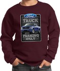 Kids Ford Truck Sweatshirt Parking Sign