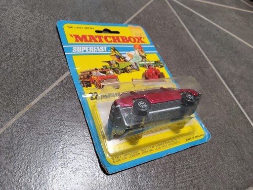 1970 Matchbox Superfast Freeman Inter-City Commuter Rare Carded Purple Version - Picture 8 of 12