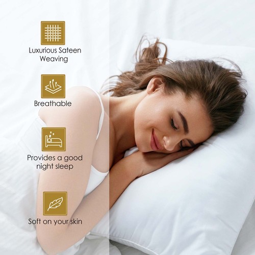 Egyptian Cotton Blend 530 Thread Count Solid Duvet Cover & Pillow Sham Set - 第 17/44 張圖片