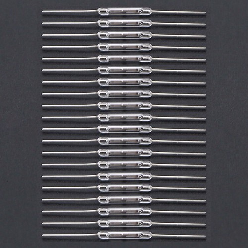 20 X Magnetic Glass Reed Switch 2 x14 mm Normally Open N/O 2-Pin Low Voltage US - Picture 3 of 12