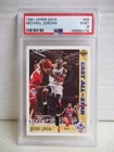 1991 Upper Deck Michael Jordan PSA Mint 9 Card #69 NBA HOF Chicago Bulls